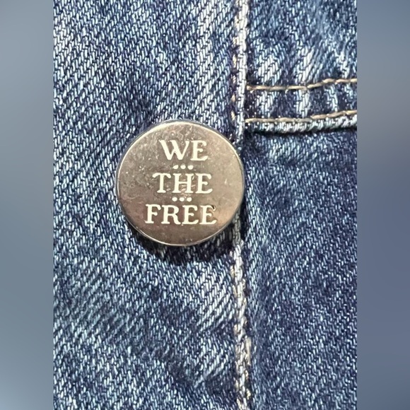 NWT FREE PEOPLE WE THE FREE JADE DENIM JACKET - Picture 3 of 5